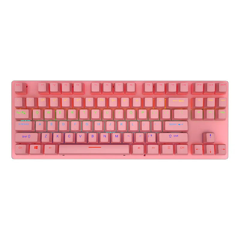 Crack K550 wired mechanical keyboard, 87 keys, green axis, USB, ABS, 360x130x36mm