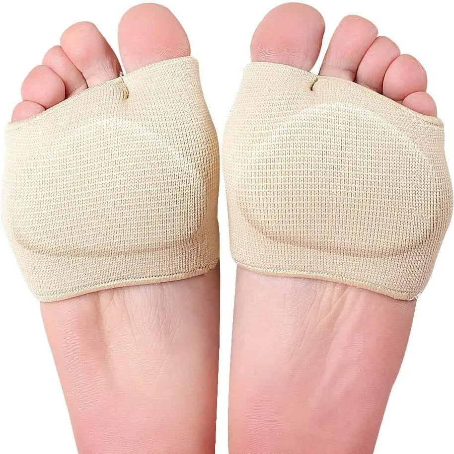 Thumb valgus support sleeve in thickened super soft nylon, unisex adult design, skin colour and black, sizes S L XL