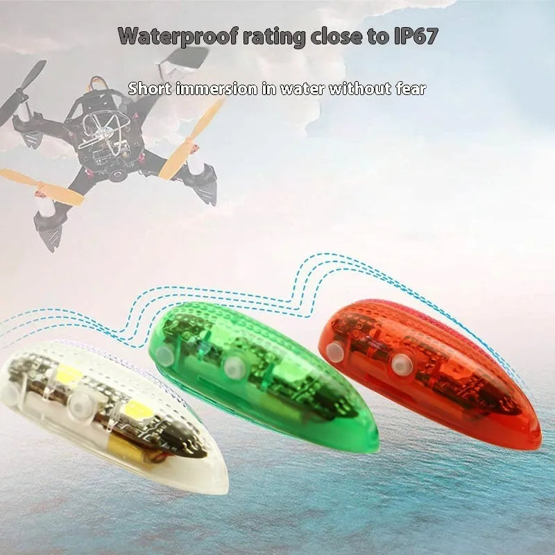 V3 wireless charging waterproof navigation lights for RC models with colour options