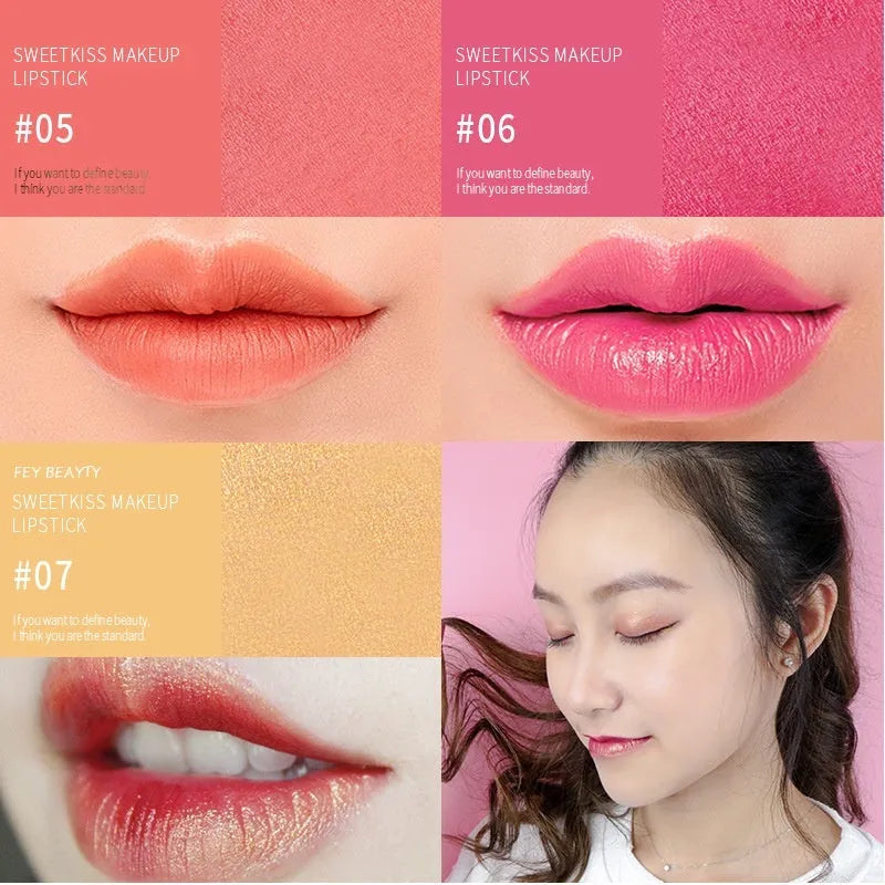 Fey Beauty Cameo Brown Nude Lipstick 3.8g tube with moisturizing non-fading formula for yellow skin