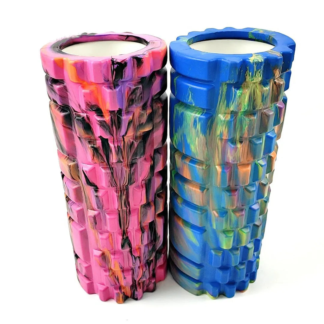 33cm camouflage pattern EVA foam roller in blue green yellow colour option