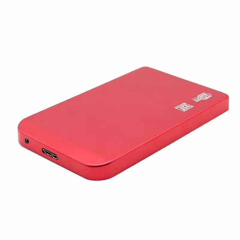 USB 3.0 solid state mobile hard disk with metal shell in black, blue, red, and silver colour options