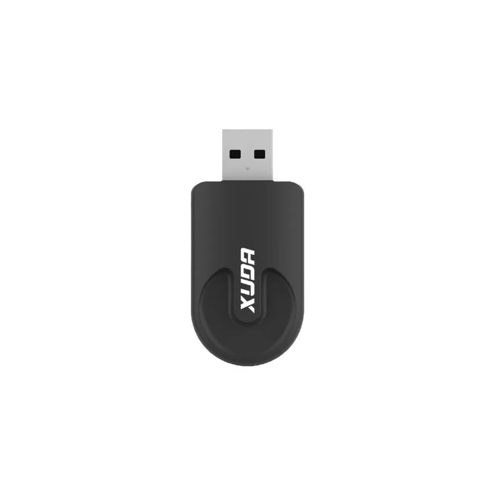 Black mini CarPlay USB interface wireless data converter with compact ABS PC housing