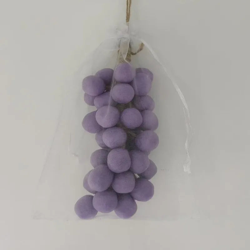 Grape handmade soap bar 120g in packaging with black grape, green grape, purple grape and litchi options