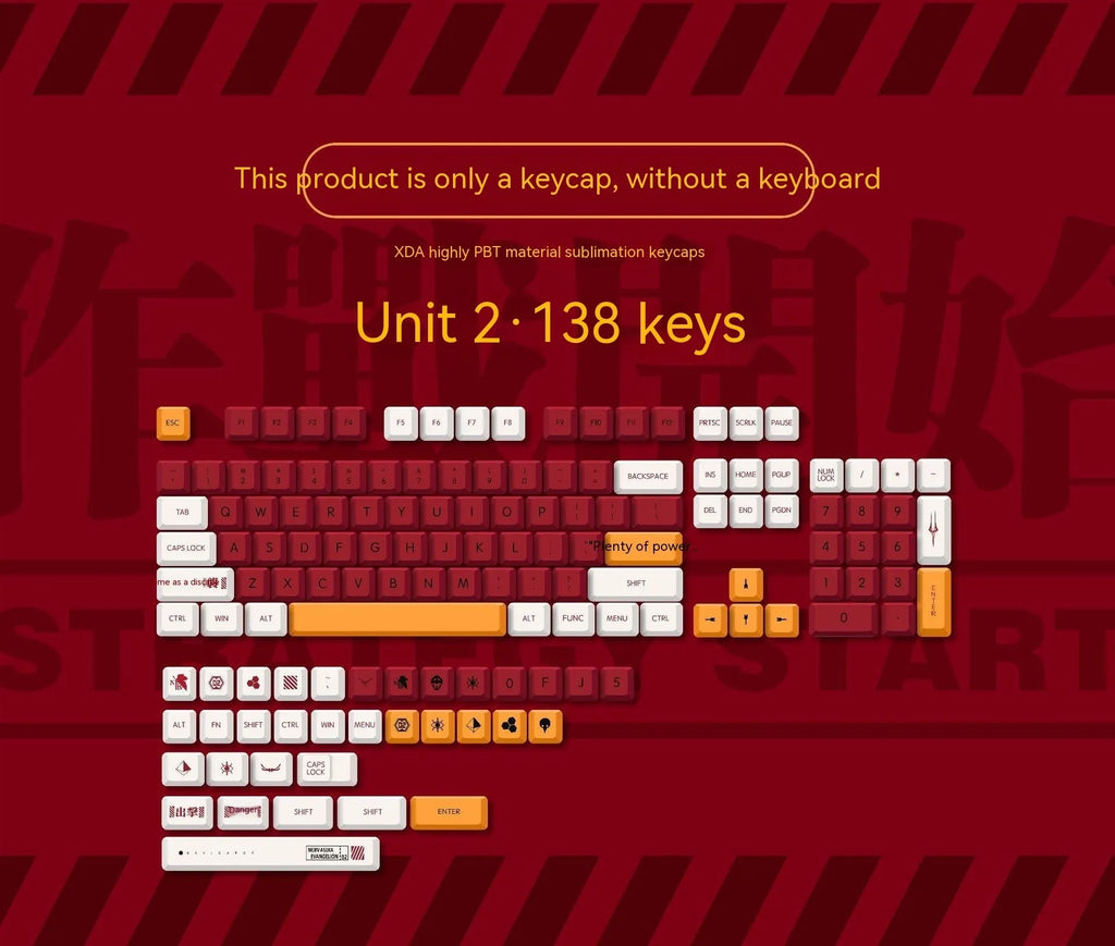 138 PBT sublimation key caps with boy and girl colour matching design for mechanical keyboards