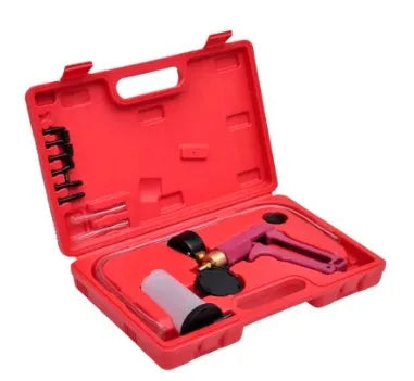 Manual aluminium alloy vacuum air blow gun for automotive repair and cleaning