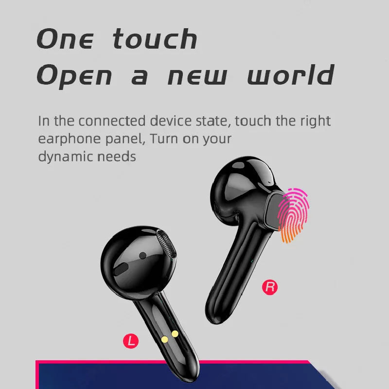 Wireless Bluetooth gaming headset with compact black design and noise reduction features