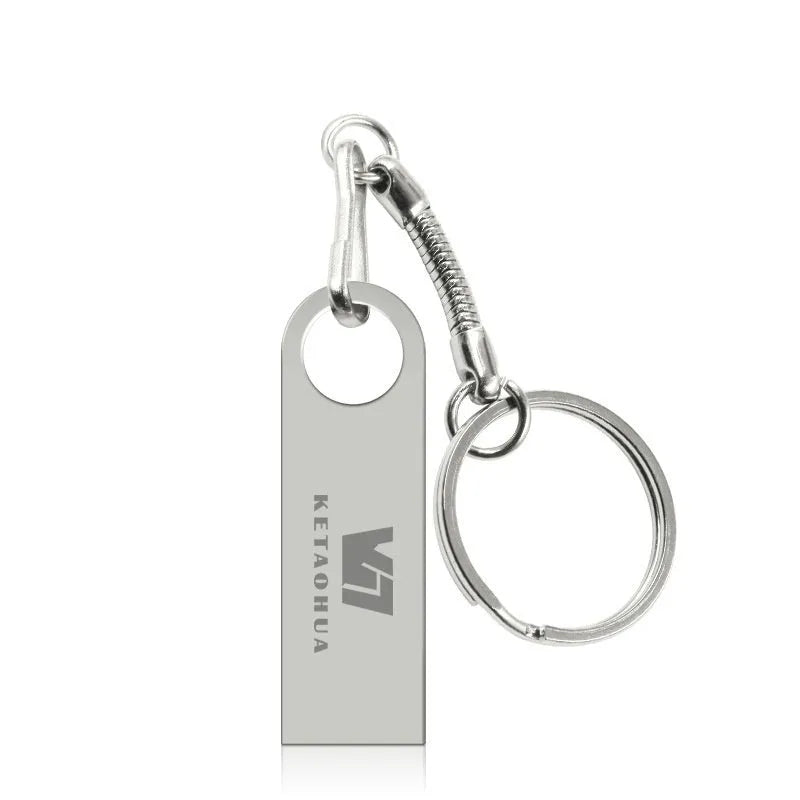 Metal car-shaped USB flash drive with waterproof shell and high-speed storage
