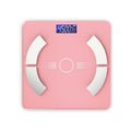 Smart Bluetooth body fat scale in white, black or pink colours with weight and body composition measurement