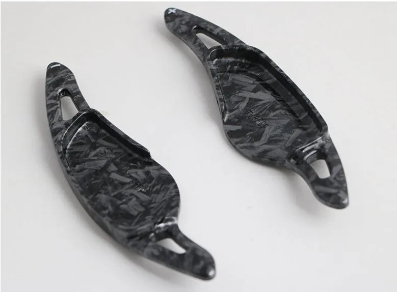 Carbon fibre black steering wheel paddle shifter for interior car modification
