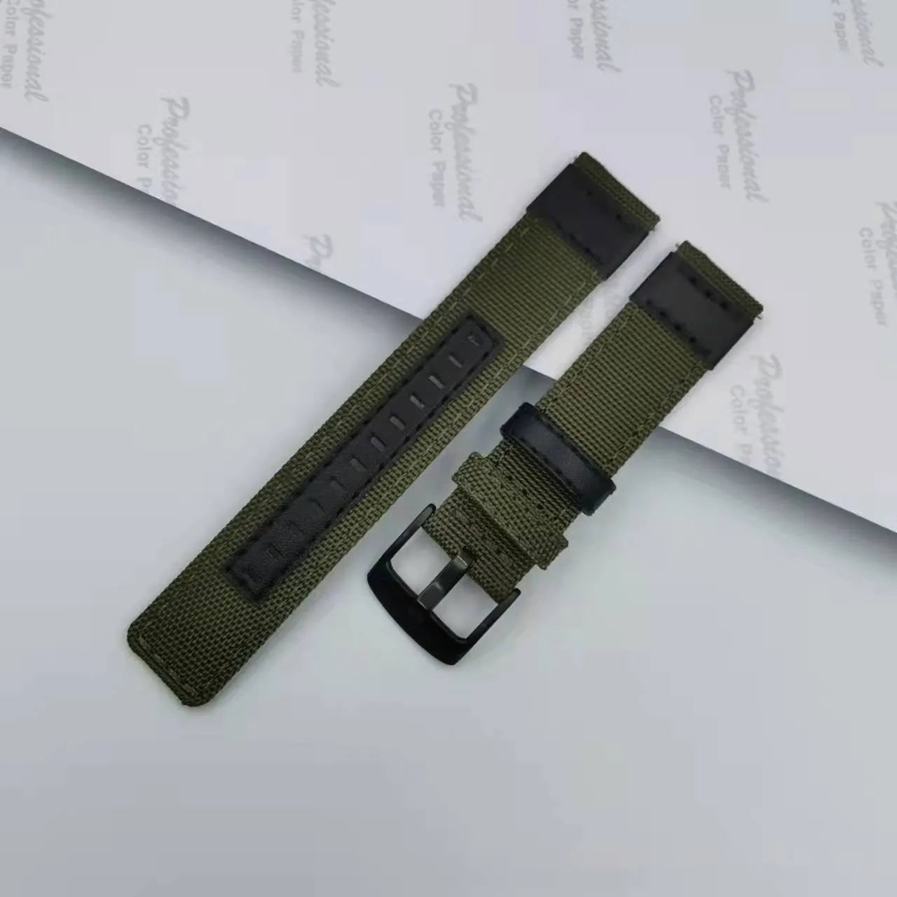 Oxford cloth replacement watch strap for Garmin Forerunner 245 in multiple colour and size options.