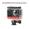 Transparent waterproof housing case for Insta360 One RS panoramic camera