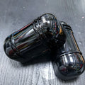 Black infrared anti-theft alarm with two detectors for 150 metre perimeter security