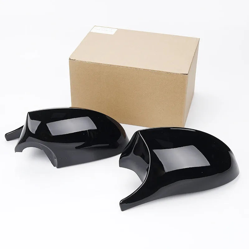 Pair of BMW 3 Series E90 rearview mirror housings in ABS plastic