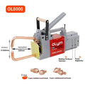 OL8000 double-sided spot welder with manual pulse control and welding heads for metal fabrication