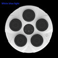 Wall-mounted smart boxing trainer target with ABS construction and blue accent lights